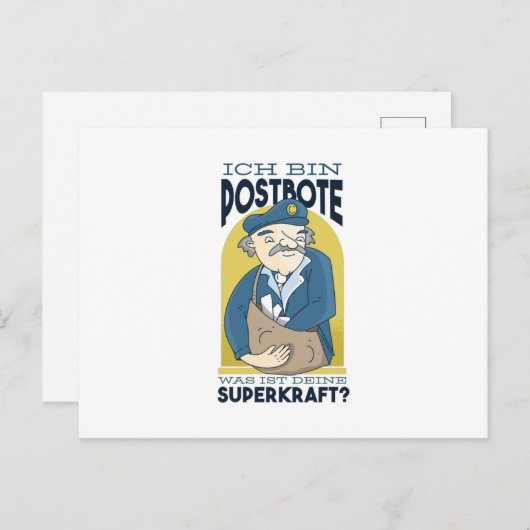 Postman Postkarte (Vorne/Hinten)