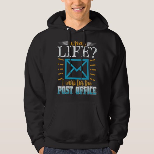 Postman Postman Postal Worker Hoodie (Vorderseite)