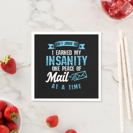 Postman Postman Postman Post Office Job Gift Serviette (Beispiel)