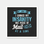 Postman Postman Postman Post Office Job Gift Serviette (Vorderseite)