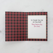 Postman Postman - Weihnachtsmann Karte (Innenseite)