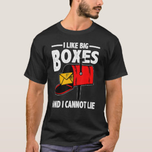 Postman Remüde Postal Worker Mailman Novelty Mail T-Shirt