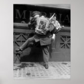 Postman überladen, 1920er poster (Vorne)