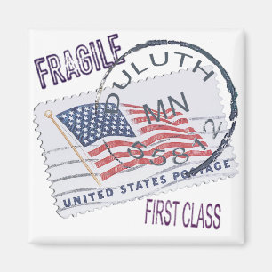 Postmark Duluth 55812 Magnet