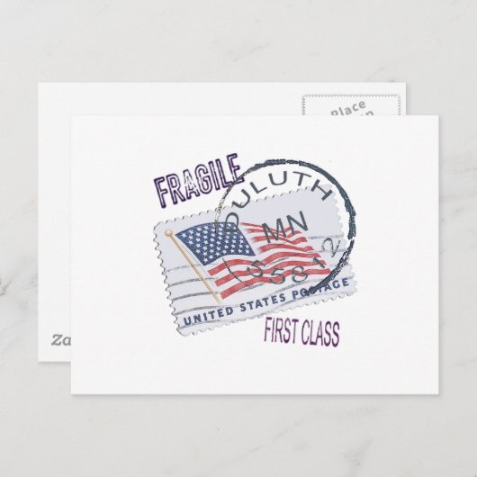 Postmark Duluth 55812 Postkarte (Vorne/Hinten)