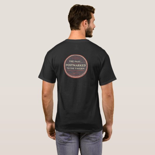 Postmarked & Tipsy T-Shirt (Schwarz voll)