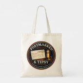 Postmarked & Tipsy-Tragetasche Tragetasche (Rückseite)