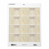 Postmarken - Fleur di Lys Damask 2 Creme (Vorne)