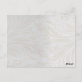 Postmarkenskripte Schmetterling Paris Effiel Tower Postkarte (Rückseite)