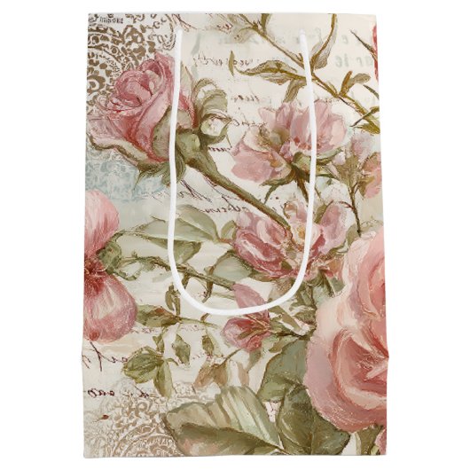 Postmarkierte Träume Mittlere Geschenktüte (Rückseite)