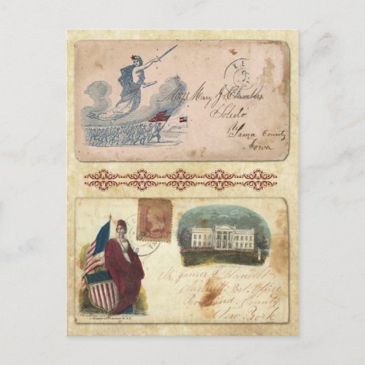 Postmarkierte Umschläge mit Kolumbien im Zivilen K Postkarte (Vorderseite)