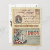 Postmarkierte Umschläge mit Kolumbien im Zivilen K Postkarte (Vorne/Hinten)