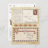 Postmarkierte Zivile Kriegsumschläge mit der Gewer Postkarte (Vorne/Hinten)