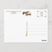 Postmarkierte Zivile Kriegsumschläge mit Liberty B Postkarte (Rückseite)