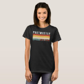 Postmaster Job Title Profession Worker Appreciatio T-Shirt (Vorne ganz)