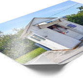 Postmeister Don in Ochopee, Florida Fotodruck (Ecke)