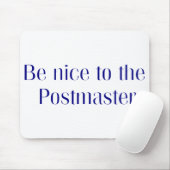 Postmeister-Mausunterlage Mousepad (Mit Mouse)