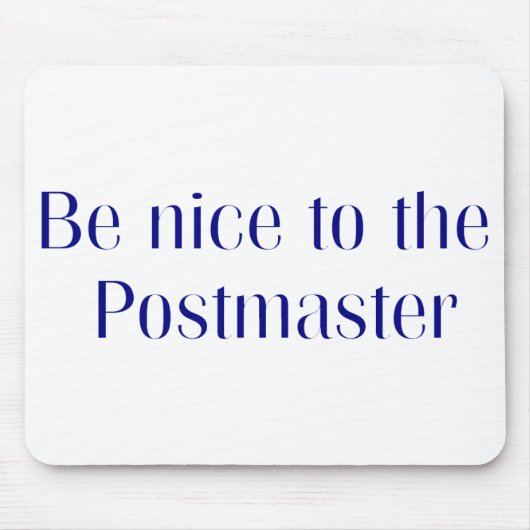 Postmeister-Mausunterlage Mousepad (Vorne)