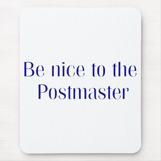 Postmeister Mousepad (Vorne)