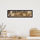 Postmeisterkonvention Foto 1913 Poster (Küche)