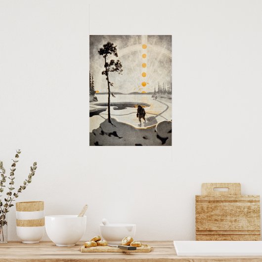 Postmen der Wildnis | Arthur Heming | Poster (Küche)