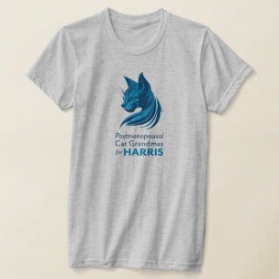 Postmenopausale Katzen Weihnachten für Harris T - T-Shirt