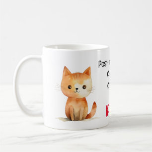 Postmenopausale Kinderkatze Lady für Kamala-Tasse Kaffeetasse