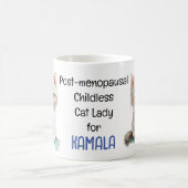 Postmenopausale Kinderkatze Lady für Kamala-Tasse Kaffeetasse (Mittel)
