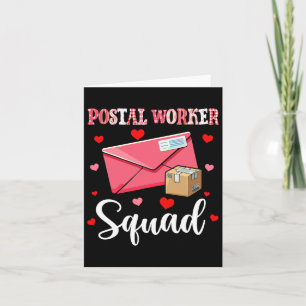 Postmitarbeiter-Team Süße Werkzeuge Valentinstag H Karte