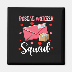 Postmitarbeiter-Team Süße Werkzeuge Valentinstag H Magnet