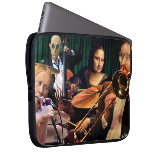 Postmodern Quartett Laptopschutzhülle (Vorne Rechts)