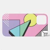 Postmoderne Geometrie: Abstrakte Komposition Case-Mate iPhone Hülle (Rückseite (Horizontal))
