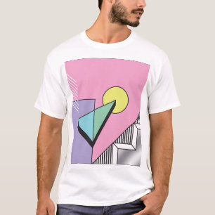 Postmoderne Geometrie: Abstrakte Komposition T-Shirt