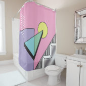 Postmoderne Geometrie: Abstrakte Zusammensetzung Duschvorhang (Beispiel)