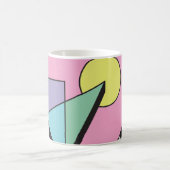 Postmoderne Geometrie: Abstrakte Zusammensetzung Kaffeetasse (Mittel)