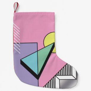 Postmoderne Geometrie: Abstrakte Zusammensetzung Kleiner Weihnachtsstrumpf