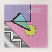 Postmoderne Geometrie: Abstrakte Zusammensetzung Puzzle (Horizontal)
