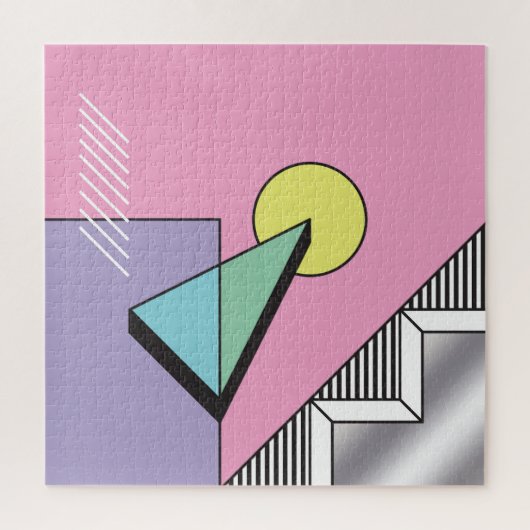 Postmoderne Geometrie: Abstrakte Zusammensetzung Puzzle (Vertikal)