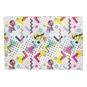 Postmoderne Memphis-Stilmuster Kissenbezug (Vorderseite-Links)