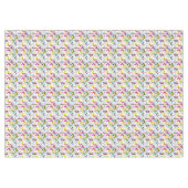 Postmoderne Memphis-Stilmuster Tischdecke (Vorderseite (Horizontal))