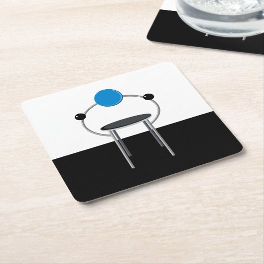 Postmoderne Stube Rechteckiger Pappuntersetzer (angewinkelt)