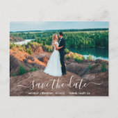 Postmoderne und elegante Kalligraphie Postcard Sav Postkarte (Vorderseite)