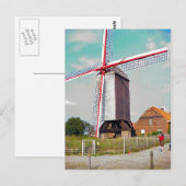 Postmühle in einem Betrieb Postkarte (Vorne/Hinten)