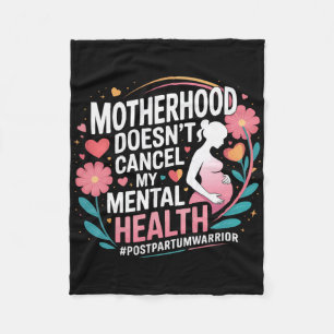 Postpartale Depression Mutter Mama Mütterliche Psy Fleecedecke