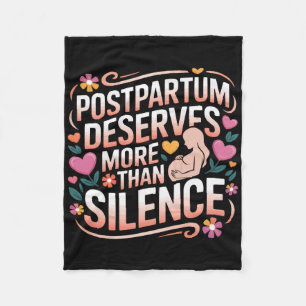 Postpartale Depression Mutter Mama Mütterliche Psy Fleecedecke