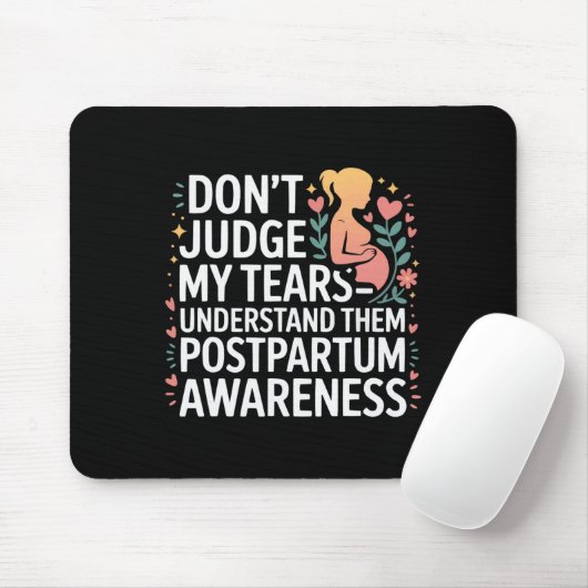 Postpartale Depression Mutter Mama Mütterliche Psy Mousepad (Mit Mouse)