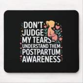 Postpartale Depression Mutter Mama Mütterliche Psy Mousepad (Vorne)