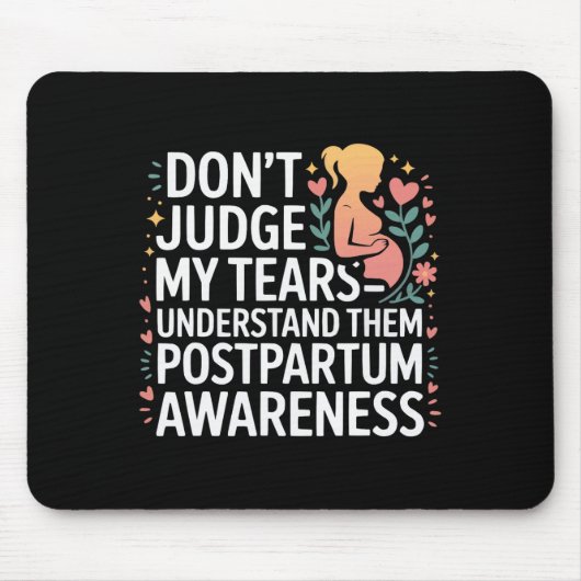 Postpartale Depression Mutter Mama Mütterliche Psy Mousepad (Vorne)