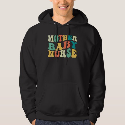 Postpartale Mutter Baby Krankenschwester Mutter Ba Hoodie (Vorderseite)