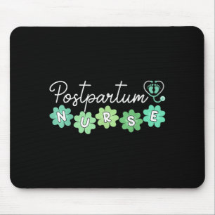Postpartale Pflegekraft - St. Patricks Day MBU Mut Mousepad
